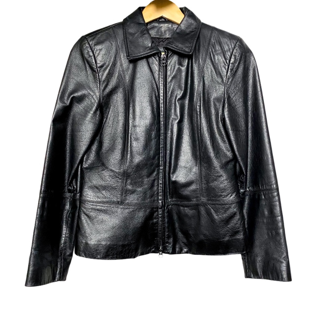 Danier Vintage Leather Jacket Black | 4